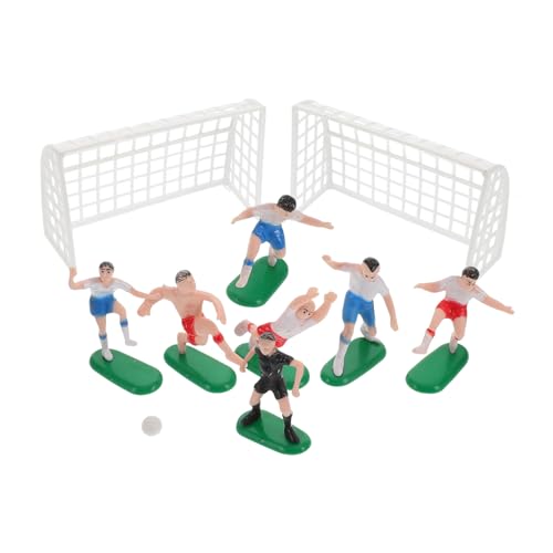 MUSISALY Miniatur Fußballspieler mit Weißen Figuren und Tor Detailgetreue Miniatur Fußballfeld-Deko für Geburtstag Party-Dekoration für Jungen Faszinierende Fußball Darstellung MUSISALY Miniatur Fußballspieler mit Weißen Figuren und Tor Detailgetreue Miniatur Fußballfeld-Deko für Geburtstag Party-Dekoration für Jungen Faszinierende Fußball Darstellung von MUSISALY