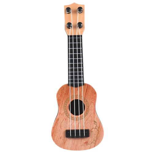 MUSISALY Ukulele-Spielzeug Für Anfänger Jungen Und Mädchen Gelb Alter 4–5 Musikinstrumente Rhythmus Und Koordination von MUSISALY