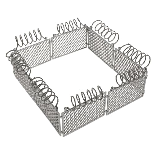MUSISALY Miniaturzaun DIY Modell Vielseitiger Kunststoff Mini Zaun für Gefängnis und Bauernhof Szenen Hochrealistisches Micro Landschafts Zubehör Einfach zu Montierender Schutzzaun für MUSISALY Miniaturzaun DIY Modell Vielseitiger Kunststoff Mini Zaun für Gefängnis und Bauernhof Szenen Hochrealistisches Micro Landschafts Zubehör Einfach zu Montierender Schutzzaun für von MUSISALY