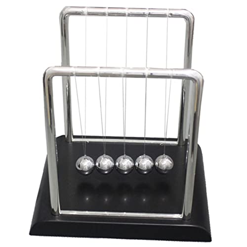 MUSISALY Newton Ornament Einzigartiger Balance Ball aus Metall für Schreibtischdekoration für Büro Wohnzimmer Schlafzimmer Langlebig und Wissenschafts von MUSISALY