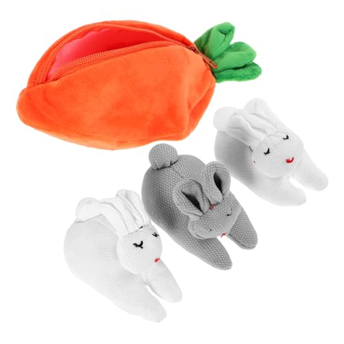 MUSISALY Osterhasen in Karotten Geldbeutel Süßer Plüschkaninchen -Stoff -karottenbeutel Puppe Überraschung Hasen Karottenmünzen Brieftasche MUSISALY Osterhasen in Karotten Geldbeutel Süßer Plüschkaninchen -Stoff -karottenbeutel Puppe Überraschung Hasen Karottenmünzen Brieftasche von MUSISALY