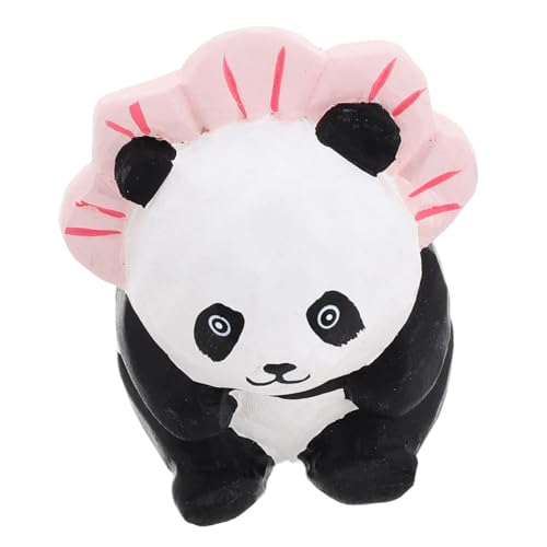 MUSISALY Elegante Panda-Statue Aus Holz Handgeschnitzt Dekoratives Ornament Panda-Figur Für Das Home Office MUSISALY Elegante Panda-Statue Aus Holz Handgeschnitzt Dekoratives Ornament Panda-Figur Für Das Home Office von MUSISALY
