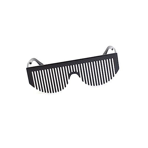 MUSISALY Party Eyewear Wackelige Kammbrille Schwarz Multifunktionale Partybrille und Frisierhilfe Lustiges Accessoire für Feiern und Outdoor Praktisch und Stilvoll für Damen MUSISALY Party Eyewear Wackelige Kammbrille Schwarz Multifunktionale Partybrille und Frisierhilfe Lustiges Accessoire für Feiern und Outdoor Praktisch und Stilvoll für Damen von MUSISALY