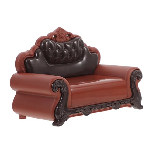 MUSISALY Miniatur-Sofa-Stuhl-Set Für Puppenhaus Europäisches Stil Für Miniaturmöbel 2-teiliges Set in von MUSISALY