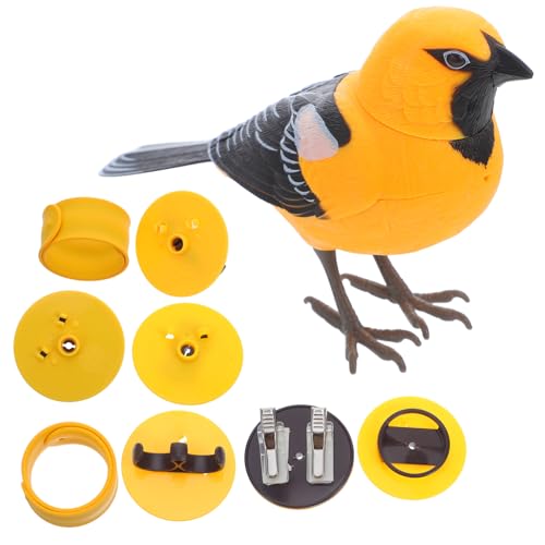 MUSISALY Realistisches Elektronisches Vogelspielzeug: Simulation Eines Zwitschernden Vogelornaments – Lustiges Elektrisches Spielzeug Für Kinder Zur Erkundung Der Natur Und Zum von MUSISALY