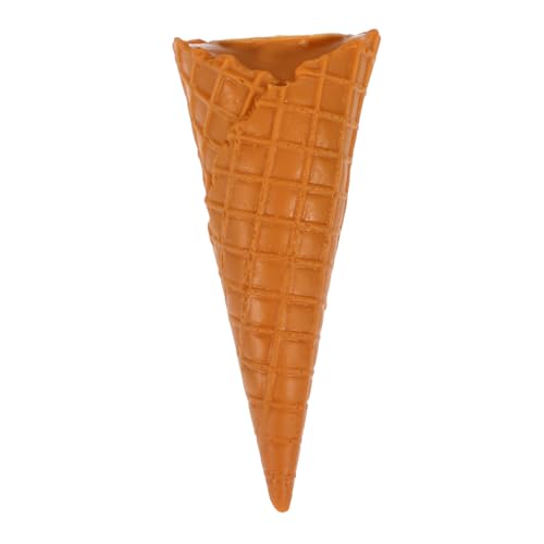 MUSISALY Realistisches Simulation Eistüten Modell aus Leichtem PVC Farbintensiv Vielseitig als Fotorequisite Dekoration und Großer Leerer Eiswaffel kunstkegel für Dessertläden und von MUSISALY