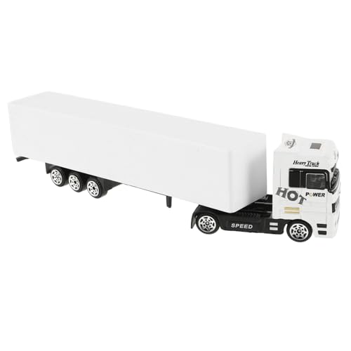 MUSISALY Container-LKW-Modell Mit Anhänger Aus Druckgussmetall Maßstabsgetreues Spielzeug Für Kinder Und Sammler Robuste Metallkonstruktion MUSISALY Container-LKW-Modell Mit Anhänger Aus Druckgussmetall Maßstabsgetreues Spielzeug Für Kinder Und Sammler Robuste Metallkonstruktion von MUSISALY