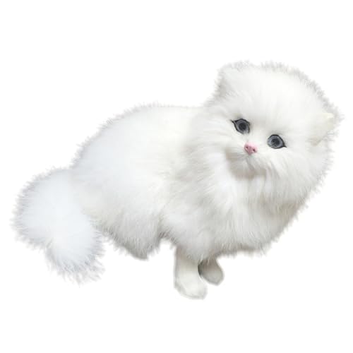 MUSISALY Simulation Persische Modell Realistische Gefälschte Katzenpuppe für Tierfiguren Dekoration für Zuhause und Garten Weiches Material MUSISALY Simulation Persische Modell Realistische Gefälschte Katzenpuppe für Tierfiguren Dekoration für Zuhause und Garten Weiches Material von MUSISALY