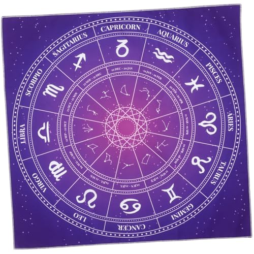MUSISALY Tarot Tischdecke Mandala Muster Rutschfestes Altar Tuch für Wahrsagerei und Tarotspiel Desktop Ornament Zubehör von MUSISALY
