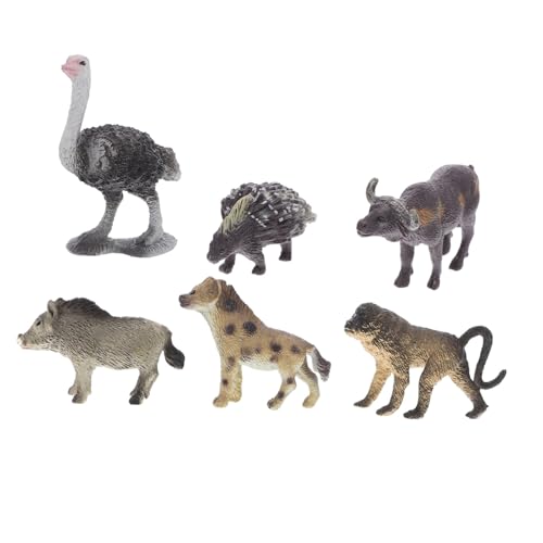 MUSISALY Tierfiguren-Set Mini-wildtierspielzeug Afrikanische Wildtiermodelle Für Die Inneneinrichtung von MUSISALY