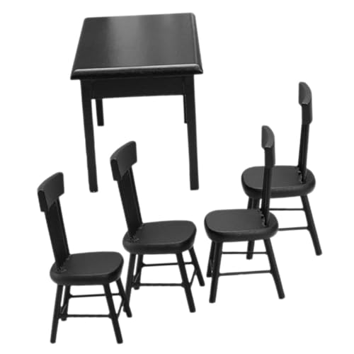 MUSISALY Tisch Stühle aus Holz Langlebig und Glatt Mini Dekoration für Puppenstube Mikro Landschaft Requisite Leicht und Verschleißfest als MUSISALY Tisch Stühle aus Holz Langlebig und Glatt Mini Dekoration für Puppenstube Mikro Landschaft Requisite Leicht und Verschleißfest als von MUSISALY