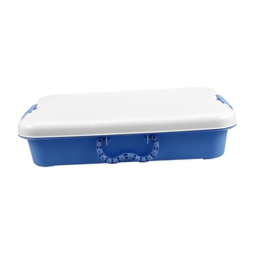 MUSISALY Tragbarer Sandkasten mit Deckel und Griff Multifunktionale Aufbewahrungsbox für Sandschale Elegantes Design für Innen und Außenaktivitäten von MUSISALY