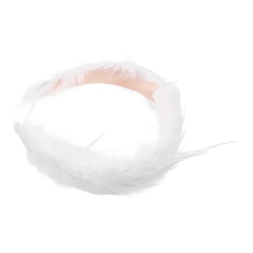 MUSISALY Weißes Federhaarband Damen Plume Headpiece Cosplay Accessoire für Hochzeit Party Festival MUSISALY Weißes Federhaarband Damen Plume Headpiece Cosplay Accessoire für Hochzeit Party Festival von MUSISALY