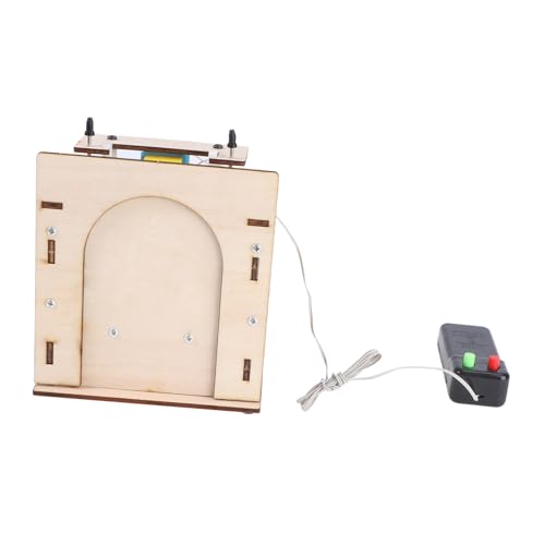 MUSISALY bastelkasten zabawki stymulujące rozwój Educational Toys stylingbã¼rsten Garage Modellbau Spielzeugmodell Hausmodell Bildungsspielzeug Holztor-Modellbau DIY Hölzern von MUSISALY