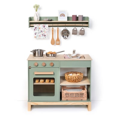 MUSTERKIND® Spielküche Magnolia, salbei/natur von Musterkind