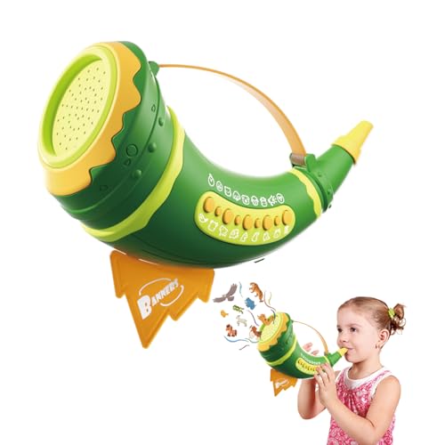 MUSUNFE Fun Voice Toy 30 Soundeffekte, 2 Modi, geeignet für Lungenvolumentraining und Eltern -Kinder -interaktive Geschenke für Kinder über 3 Jahre alt (Grün) von MUSUNFE