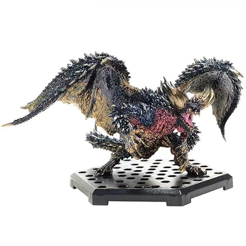 MUXIAOYAN Handgefertigte Monster Hunter Nergigante Battle Form 12 cm PVC Desktop Ornament Charakter Modell kleine Statue von MUXIAOYAN
