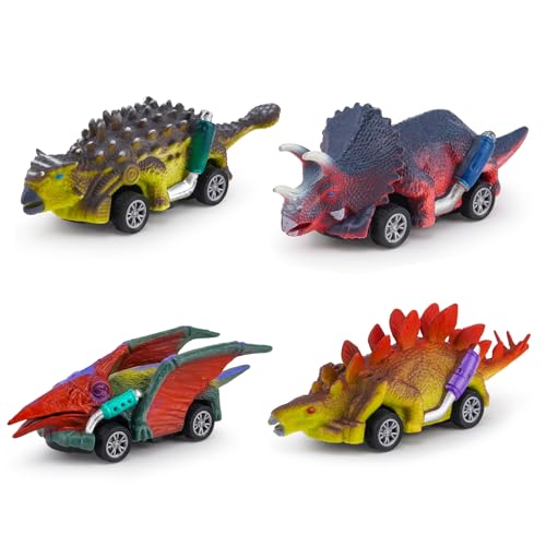 MUYAPAY 4 Dinosaurier Spielzeug Auto, Dino Spielzeug, Dino Auto, Spielzeug Jungen, Auto Spielzeug, Weihnachten Ostern Geburtstag Geschenk für 2 3 4 5 6 7 8 Jahre Jungen Mädchen MUYAPAY 4 Dinosaurier Spielzeug Auto, Dino Spielzeug, Dino Auto, Spielzeug Jungen, Auto Spielzeug, Weihnachten Ostern Geburtstag Geschenk für 2 3 4 5 6 7 8 Jahre Jungen Mädchen von MUYAPAY