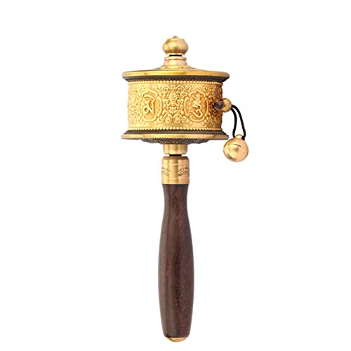 Gebetsrad, buddhistisches Handgebetrad, tibetisches , Messing, handgeschnitzt, Meditation, Yoga Gebetsrad, buddhistisches Handgebetrad, tibetisches , Messing, handgeschnitzt, Meditation, Yoga von MUZIT