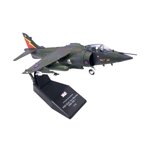 Kopieren Sie ein Flugzeugmodell 1:72 für British MarinesHarrier Jump Fighter Jet Flugzeug Metalldruckguss Flugzeugmodell Exquisite Geschenke Sammlung (Color : B) von MUZIZY