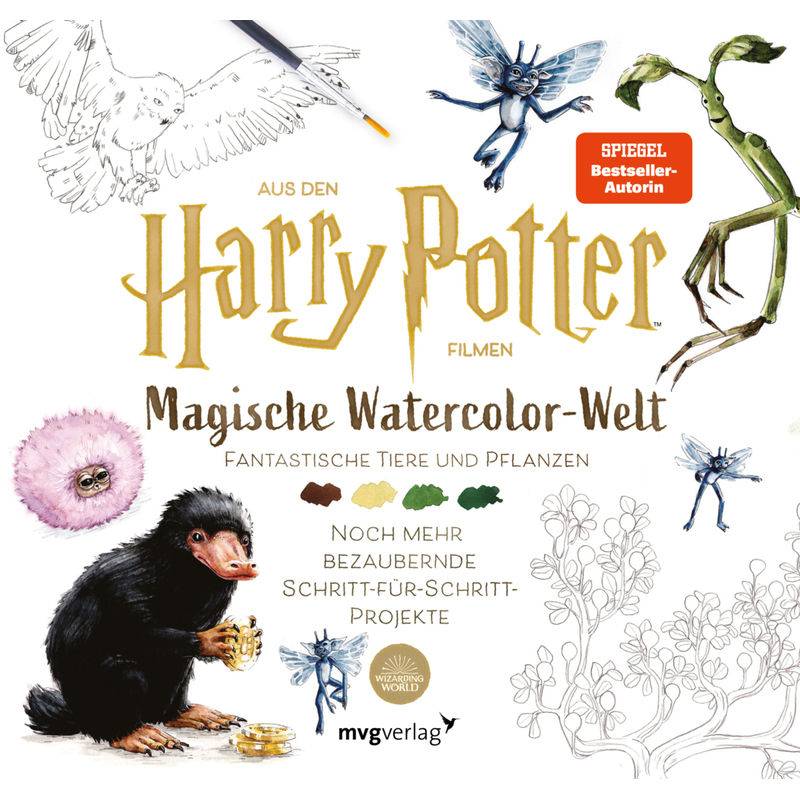Magische Watercolor-Welt - Fantastische Tiere und Pflanzen von MVG VERLAG