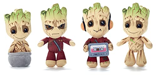 MVS wholesale 30,5 cm Baby Groot Soft Plush Toy From GOTG 4 Assorted Designs with 1 sent at random Gift Present von ZYZYZK