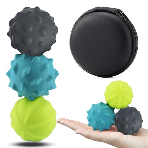 Magnetische Fidget Toys, 3 Stück Magnetkugeln Stressball Silikon Sensorik Spielzeug, 33mm Magnetische Anziehungskraft Stress Bälle mit Silikonhülle, Sensory Toy, Anti-Stress Fidget Toys für Angst Magnetische Fidget Toys, 3 Stück Magnetkugeln Stressball Silikon Sensorik Spielzeug, 33mm Magnetische Anziehungskraft Stress Bälle mit Silikonhülle, Sensory Toy, Anti-Stress Fidget Toys für Angst von MWRWRR