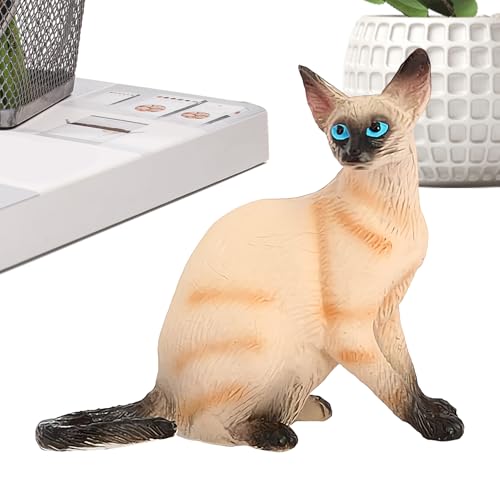 MWZBTG Katzenfiguren - Realistische Kätzchen-Dekofiguren,Sammelbare Wohnaccessoires, Deko Katzenfigur Für Vitrine Wohnzimmer Ausstellung MWZBTG Katzenfiguren - Realistische Kätzchen-Dekofiguren,Sammelbare Wohnaccessoires, Deko Katzenfigur Für Vitrine Wohnzimmer Ausstellung von MWZBTG