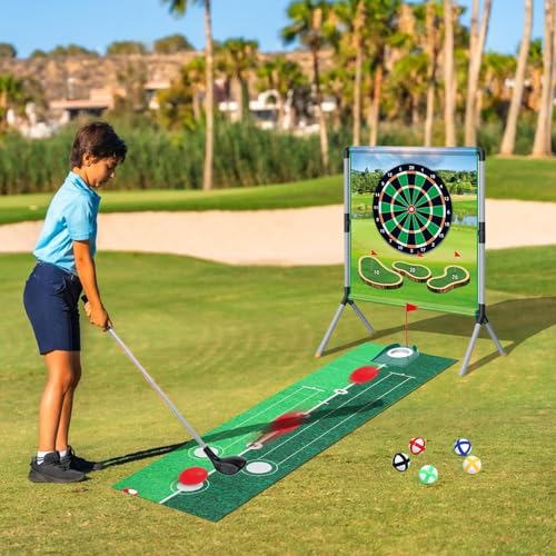 MWZBTG Sticky Golfspiel | Golf Chipping Spiel Schlagmatte Set | Sportspielset Trainingsspielzeug Für Erwachsene Und Kinder Gartenvergnügen Draußen MWZBTG Sticky Golfspiel | Golf Chipping Spiel Schlagmatte Set | Sportspielset Trainingsspielzeug Für Erwachsene Und Kinder Gartenvergnügen Draußen von MWZBTG