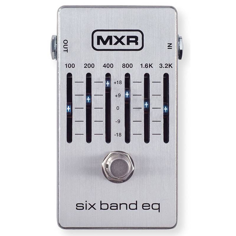 MXR M109S 6 Band Equalizer Silver Effektgerät E-Gitarre von MXR