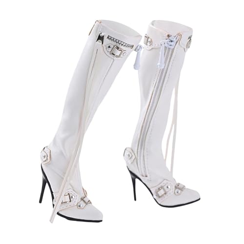 1/6 Actionfiguren Hohe Stiefel Modische Kinder Erwachsene Geschenke Weibliche Body Boots, Weiß, 3,5 x 1,4 x 10,5 cm 1/6 Actionfiguren Hohe Stiefel Modische Kinder Erwachsene Geschenke Weibliche Body Boots, Weiß, 3,5 x 1,4 x 10,5 cm von MXRGUMVI