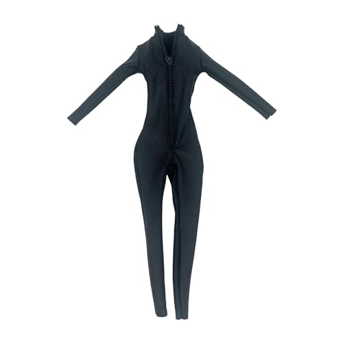 1/6 Damen-Overall aus PU-Leder für 30,5 cm große weibliche Action-Figuren von MXRGUMVI