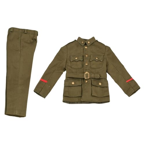 1/6 Scale Men Figure Top Coat with Pants Costume for 30.5 cm Figures Doll Model von MXRGUMVI