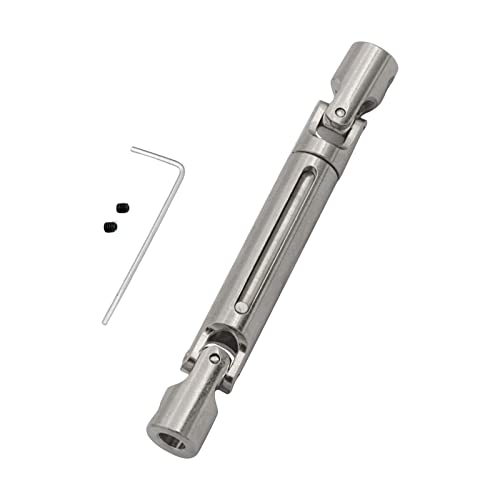 1:12 RC Car Drive Shaft Metal Drive Shaft for MN78 Truck Replacement Parts, 1Pc Silver, 69.5mm~94mm von MXRGUMVI