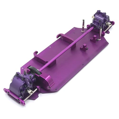MXRGUMVI 1/12 Fernbedienung Auto Grundplatte Differentialgetriebe Mount Kit Ersatz für WLtoys 124016 124017 124018 124019 Lila von MXRGUMVI