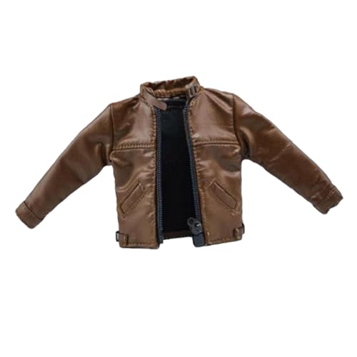 MXRGUMVI 1/12 Männer Soldat Figuren Jacke Zubehör für 15,2 cm Actionfigur Puppenmodell Kaffee, 5,6 cm von MXRGUMVI