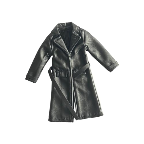 MXRGUMVI 1/12 männliche Figur, lange Windbreaker-Puppe, Dekoration, handgefertigte Kleidung, Puppenjacke, 15,2 cm von MXRGUMVI
