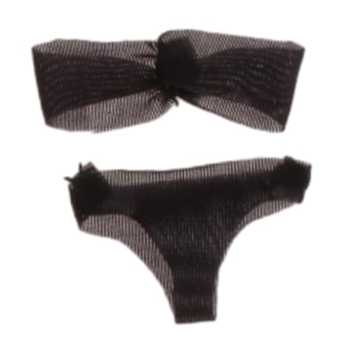 MXRGUMVI 1/12 weibliche Puppenkleidung, BH und Unterwäsche, stabile Kleidung für 15,2 cm große Figur, Schwarz MXRGUMVI 1/12 weibliche Puppenkleidung, BH und Unterwäsche, stabile Kleidung für 15,2 cm große Figur, Schwarz von MXRGUMVI