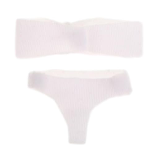 MXRGUMVI 1/12 weibliche Puppenkleidung, BH und Unterwäsche, stabile Kleidung für 15,2 cm große Figur, Weiß MXRGUMVI 1/12 weibliche Puppenkleidung, BH und Unterwäsche, stabile Kleidung für 15,2 cm große Figur, Weiß von MXRGUMVI