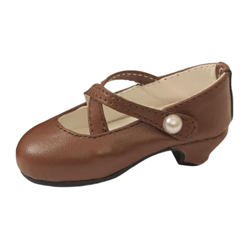 MXRGUMVI 1/4 Maßstab Damenschuhe, Puppenzubehör, realistischer Mini-Kaffee von MXRGUMVI
