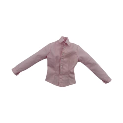 MXRGUMVI 1/6 Mädchen rosa Langarmshirts für 30,5 cm große Actionfiguren-Zubehör zum Verkleiden von MXRGUMVI