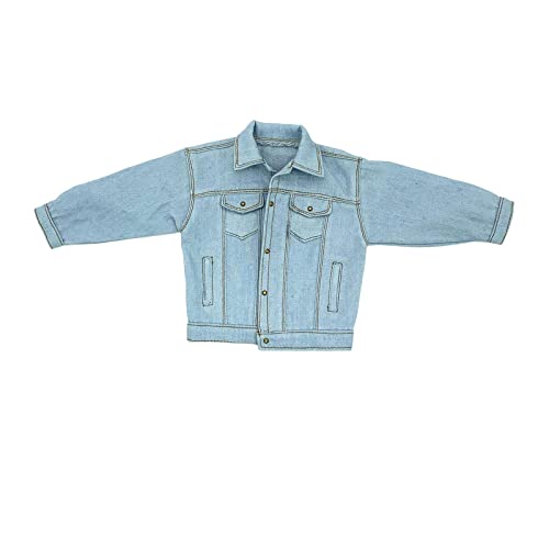 MXRGUMVI 1/6 Maßstab Männerkleidung Stilvolles Kostüm für 30,5 cm Actionfigur Zubehör Jeansjacke von MXRGUMVI