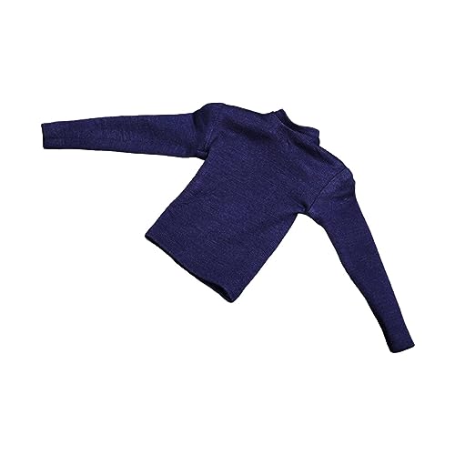 MXRGUMVI 1/6 Scale Soldier Sweatshirt Fashion for 12'' Action Figure Soldier Blue, Length 12.5 cm von MXRGUMVI