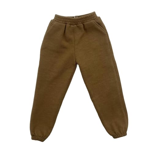 MXRGUMVI 1/6 Scale Sweat Pants Action Figure Pants for 30.5 cm Dress up Soldiers Figures Brown, Length 17.5 cm von MXRGUMVI