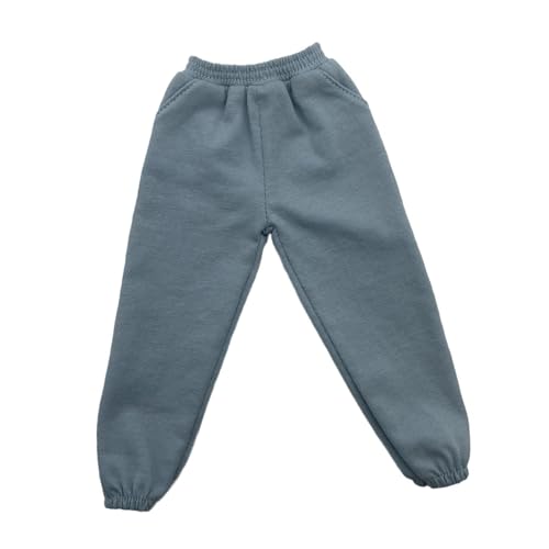 MXRGUMVI 1/6 Scale Sweat Pants Action Figure Pants for 30.5 cm Dress up Soldiers Figures Light Blue, Length 17.5 cm von MXRGUMVI