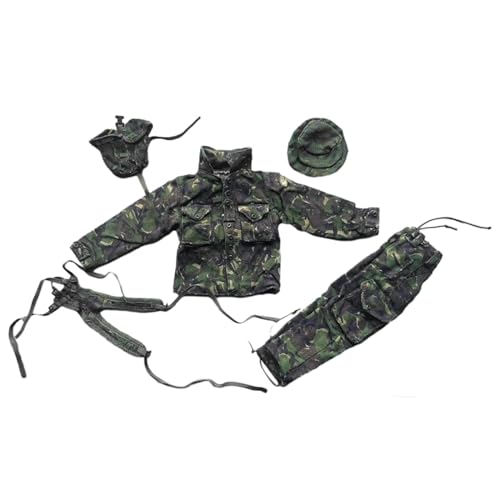 MXRGUMVI 1/6 Soldaten-Uniform, handgefertigte Puppenkleidung für 30,5 cm große Actionfiguren MXRGUMVI 1/6 Soldaten-Uniform, handgefertigte Puppenkleidung für 30,5 cm große Actionfiguren von MXRGUMVI