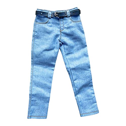 MXRGUMVI 1/6 Soldatenhose Jeans DIY Zubehör für Puppenhaus Cosplay Hellblau MXRGUMVI 1/6 Soldatenhose Jeans DIY Zubehör für Puppenhaus Cosplay Hellblau von MXRGUMVI