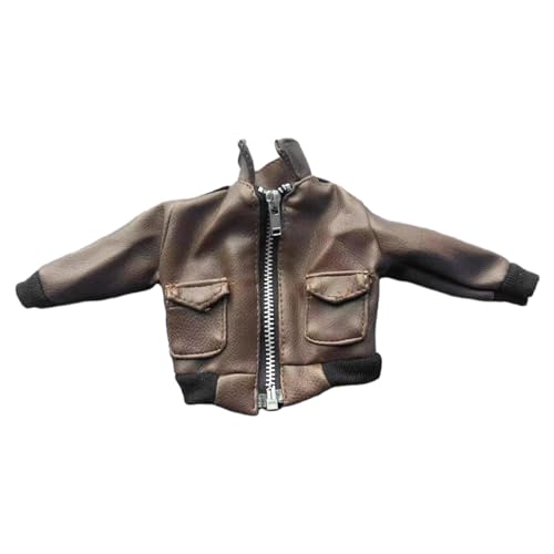 MXRGUMVI 1/6 männliche Figurenjacke, DIY-Puppe, weiches Zubehör, PU-Outfits MXRGUMVI 1/6 männliche Figurenjacke, DIY-Puppe, weiches Zubehör, PU-Outfits von MXRGUMVI