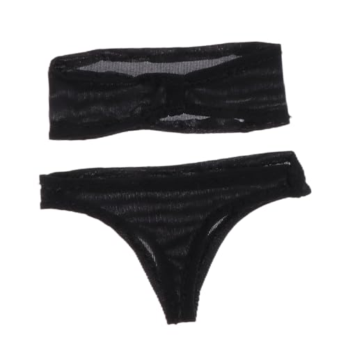 MXRGUMVI 1/6 weibliche Puppenkleidung Unterwäsche BH Set für 30,5 cm weibliche Actionfigur schwarz von MXRGUMVI
