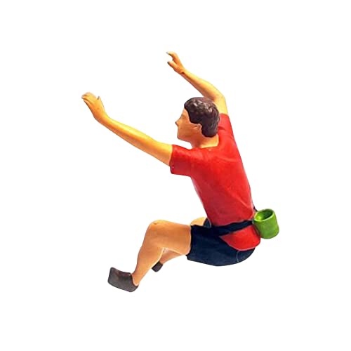 MXRGUMVI 1/87 Klettergebirge Modellfigur für Landschaft Diorama Dekoration rot von MXRGUMVI